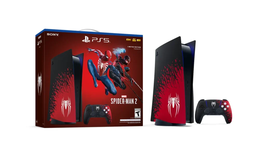 Sony e Insomniac Games revelam uma edição limitada do PS5 de Spider- Man 2!