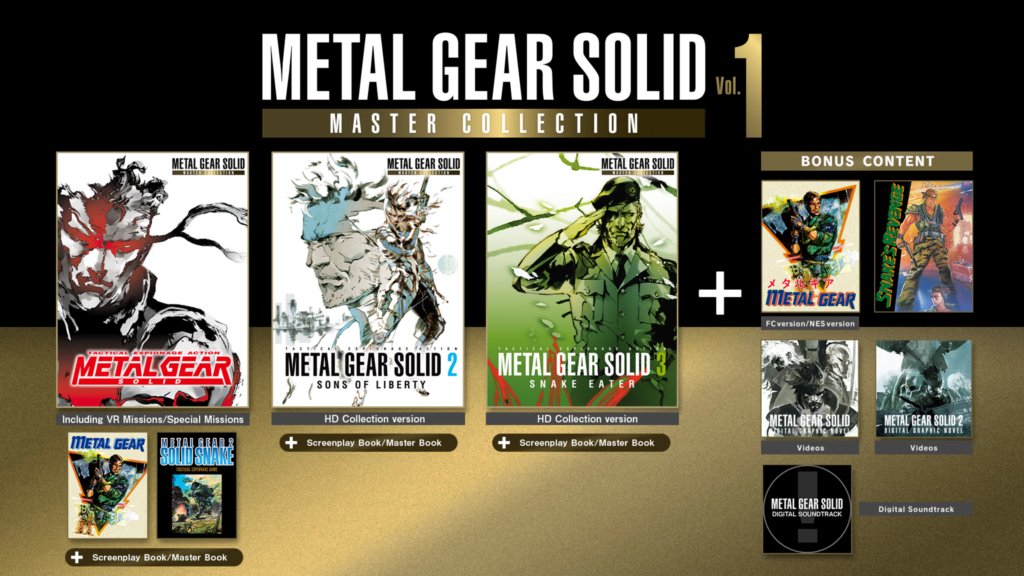 Metal Gear Solid: Master Collection Vol. 1 de PS4 chegará junto com a versão de PS5