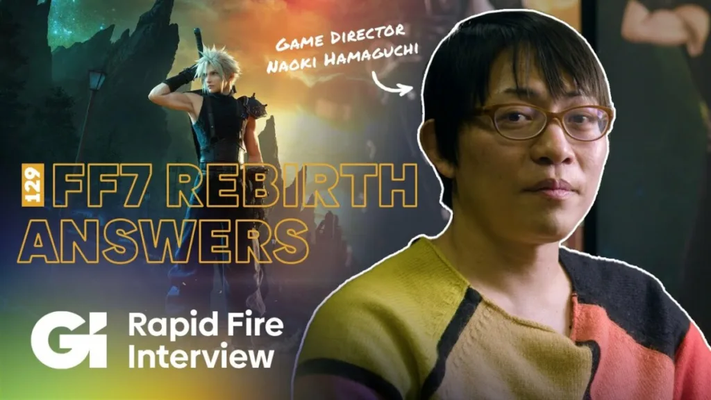 Diretor de Final Fantasy VII Rebirth responde 129 perguntas rápidas sobre o jogo