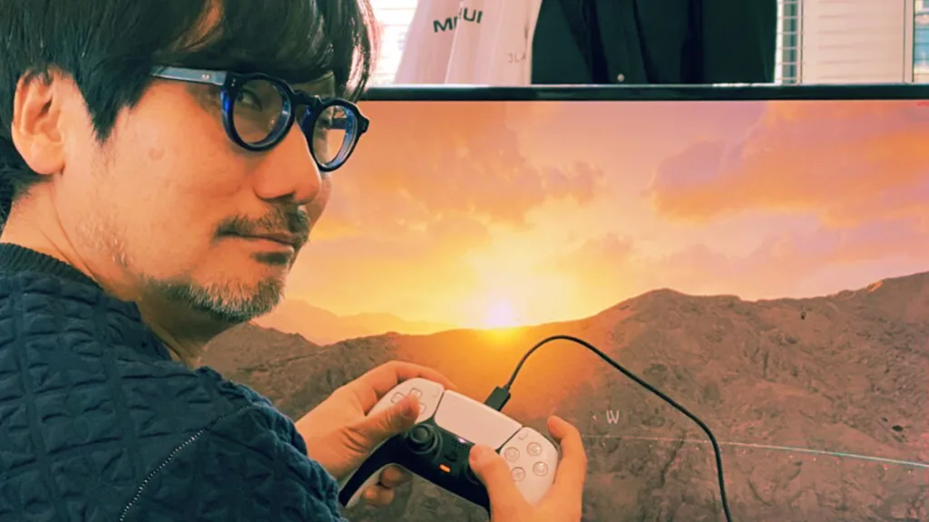 Kojima posta foto jogando Death Stranding 2 e explica fase de testes