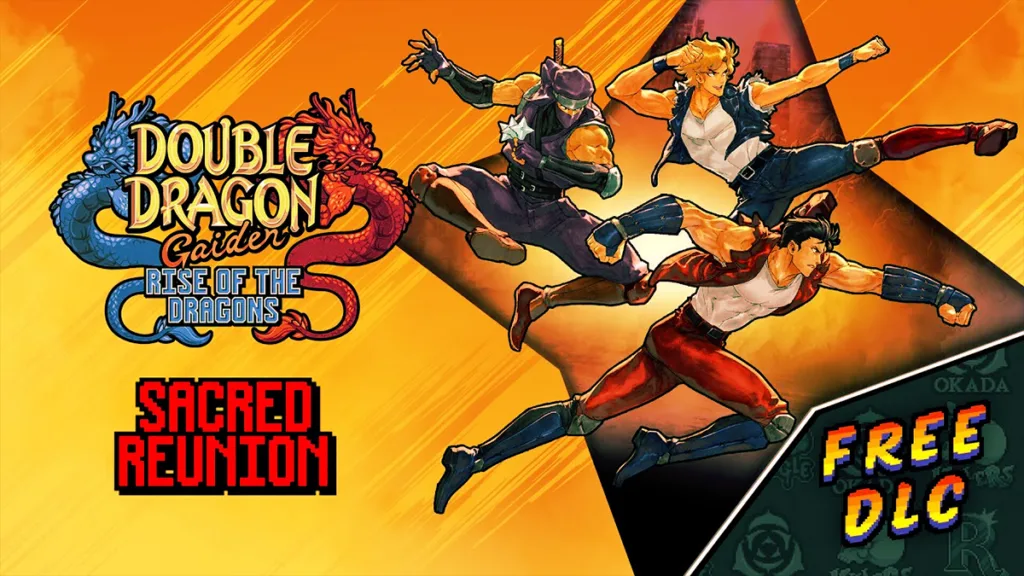 Double Dragon Gaiden: Rise of the Dragons DLC gratuito ‘Sacred Reunion’ detalha os novos personagens e modos de jogo