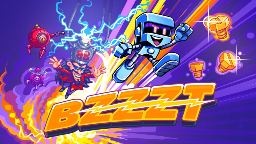 O louco e dinâmico jogo de plataforma pixel-art BZZZT chegará ao Nintendo Switch