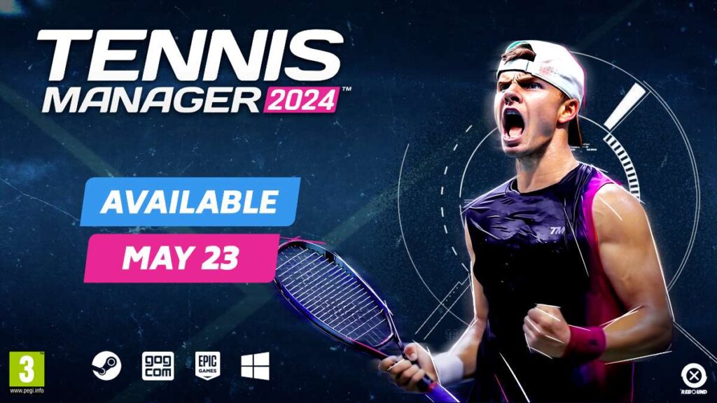Tennis Manager 2024 chega em breve com novos recursos