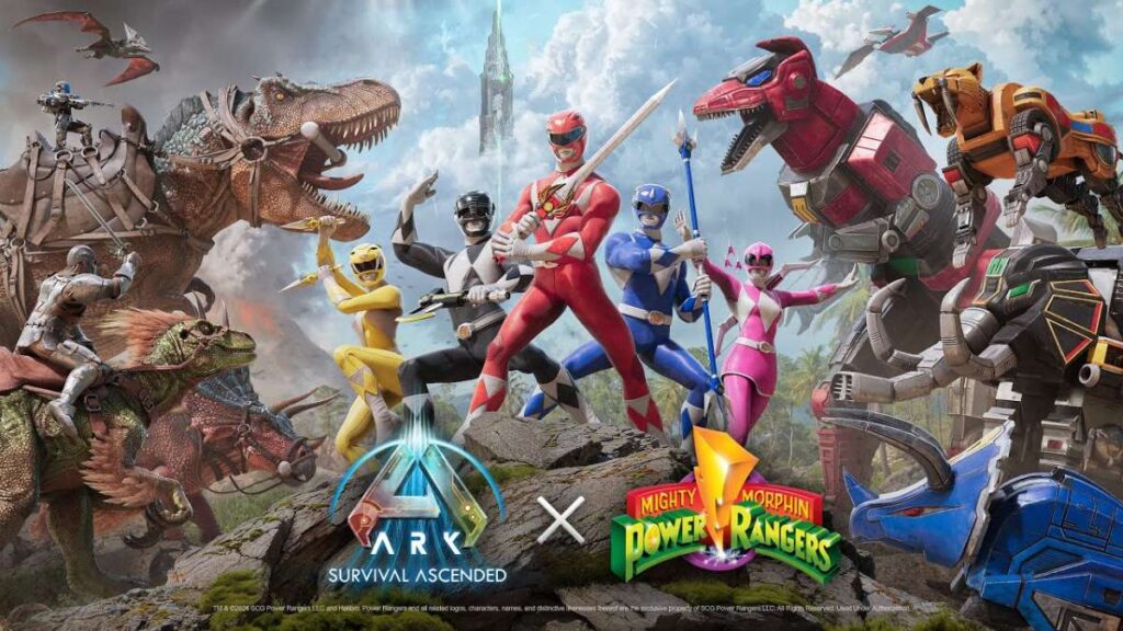 Curseforge colabora com a Hasbro para trazer Power Rangers para ARK: Survival Ascended