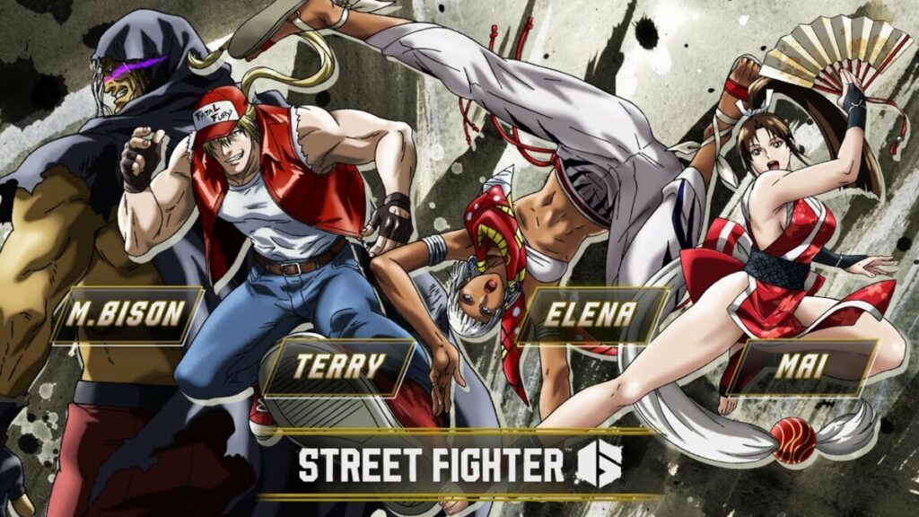 Street Fighter 6: Terry Bogard, Mai Shiranui, Elena e M. Bison são os personagens do Ano 2