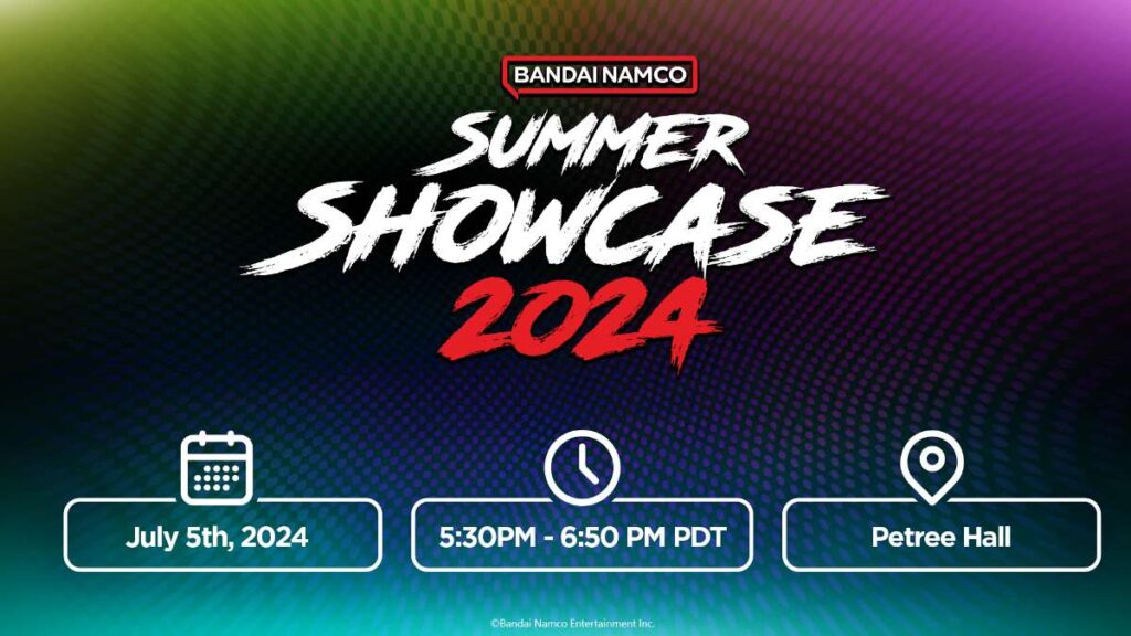 O Bandai Namco Summer Showcase irá rolar em 5 de julho na Anime Expo 2024