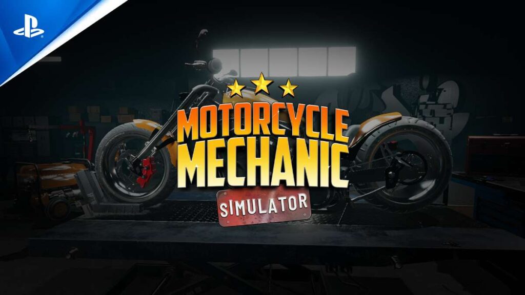 Motorcycle Mechanic Simulator 2021 agora disponível no PS4 e PS5!