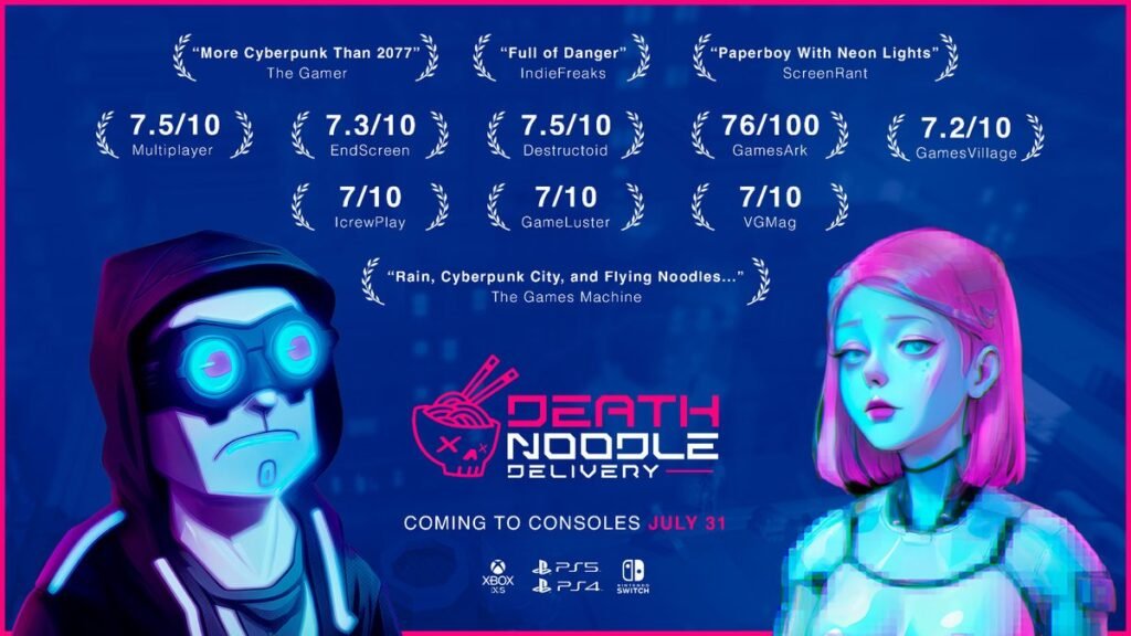 Death Noodle Delivery será lançado em 31 de julho para consoles