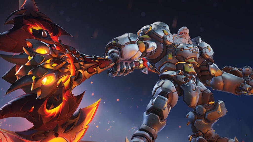 Overwatch 2 recebe Visual de Arma Mítico Demônio Aprisionado para Reinhardt