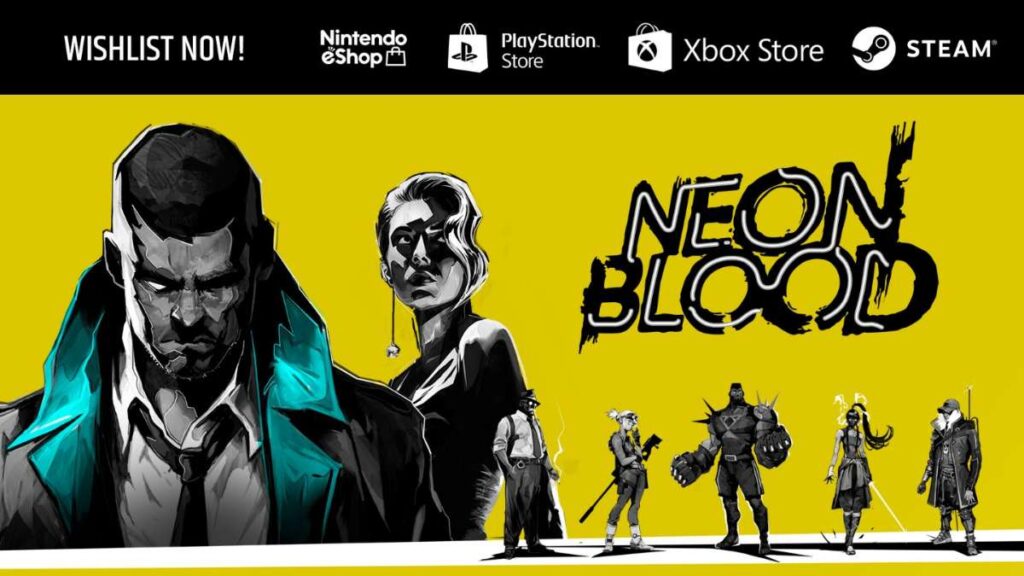 Neon Blood já disponível para pré-venda e lista de desejos em todas as plataformas 