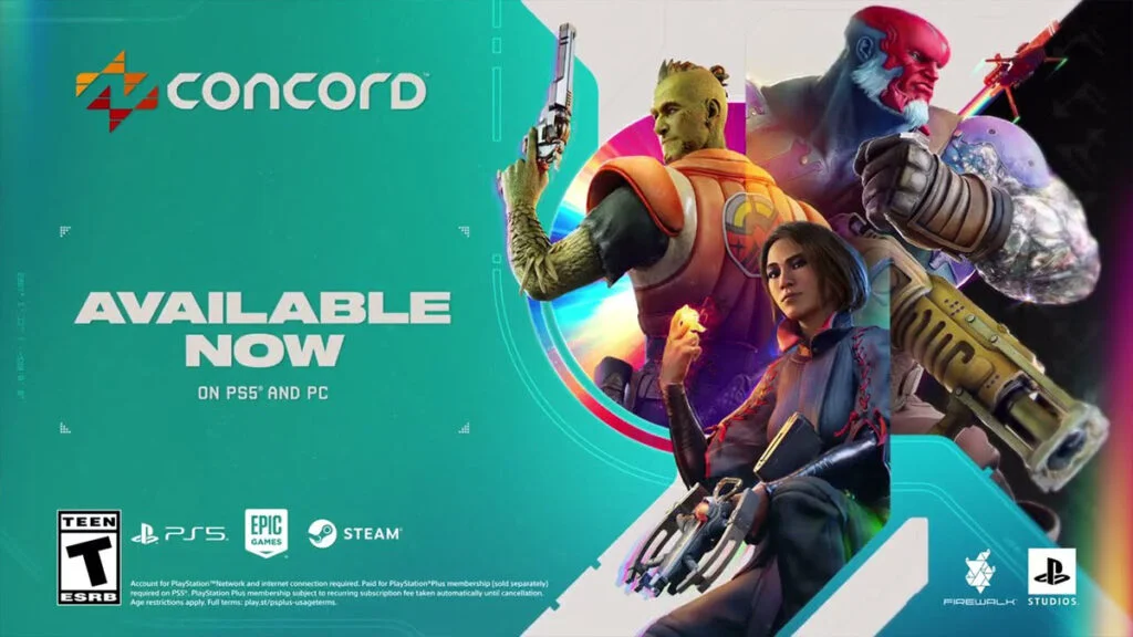 Concord já está disponível para PS5 e PC