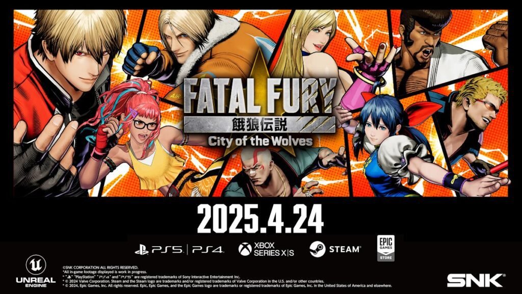 FATAL FURY: City of the Wolves ganha data de lançamento