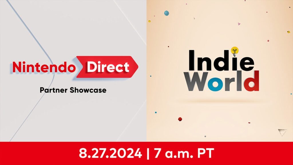 Nintendo Indie World e Partner Showcase é anunciado para 27 de agosto