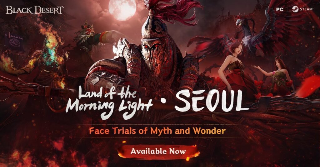 Black Desert Online recebe hoje expansão Terra do Amanhecer: Seul