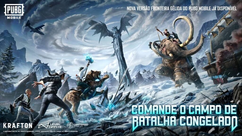 PUBG MOBILE: Atualização da Versão 3.5 introduz uma nova região gelada ao título