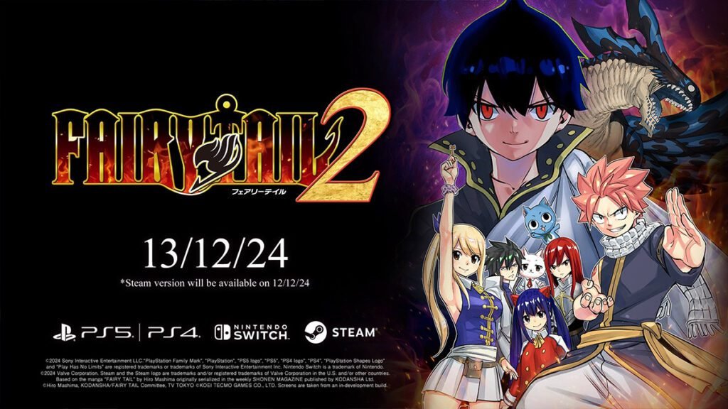 Confira o trailer de lançamento de Fairy Tail 2; já disponível