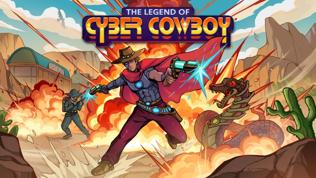 Liberte uma cidade de gangues de bandidos cibernéticos em The Legend of Cyber ​​Cowboy