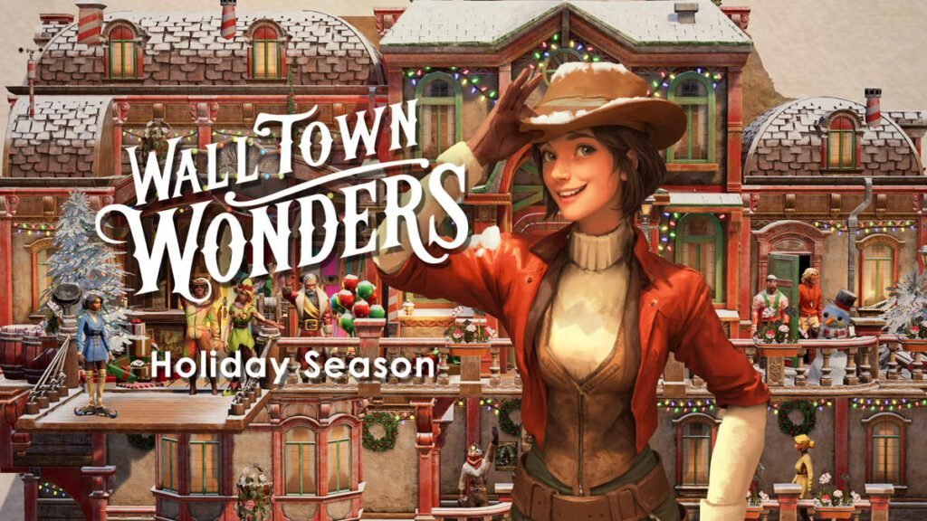 Comemore as festas de fim de ano com a atualização gratuita de fim de ano do Wall Town Wonders!