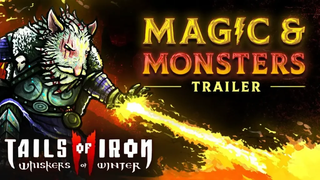 Confira o novo trailer de Tails of Iron 2: Whiskers of Winter focado nas magias e monstros