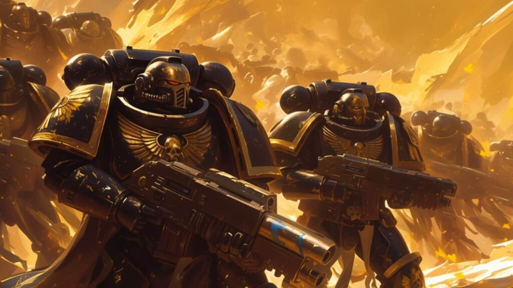 Warhammer 40k Space Marine 2 concept art