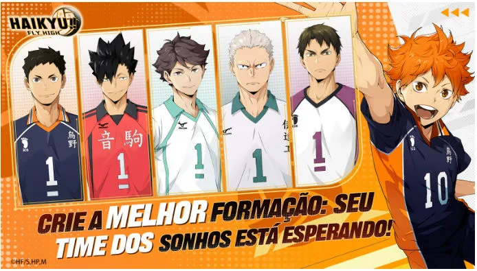 HAIKYU!! FLY HIGH - formação de times
