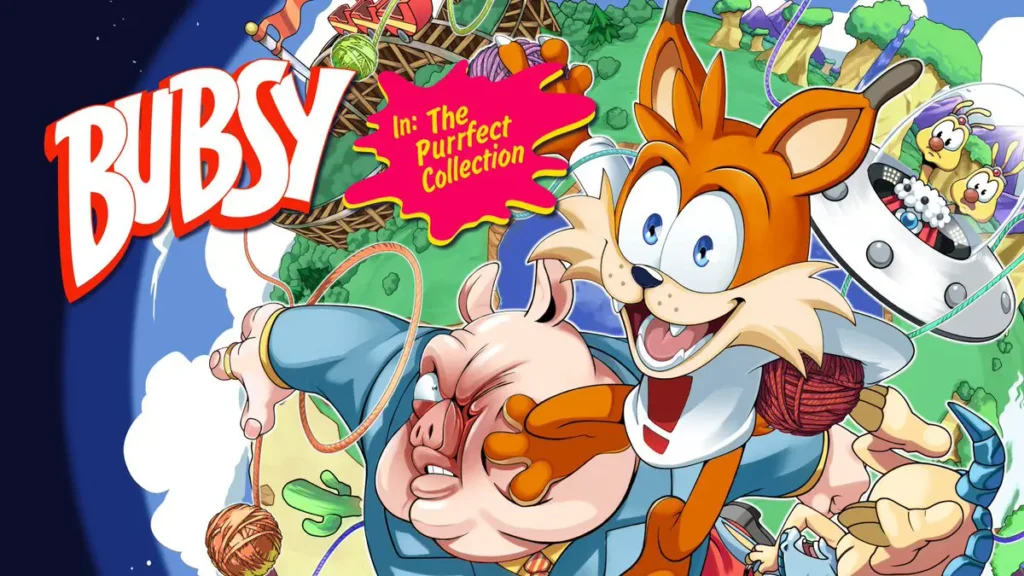 Confira a nova arte principal de Bubsy in: The Purrfect Collection