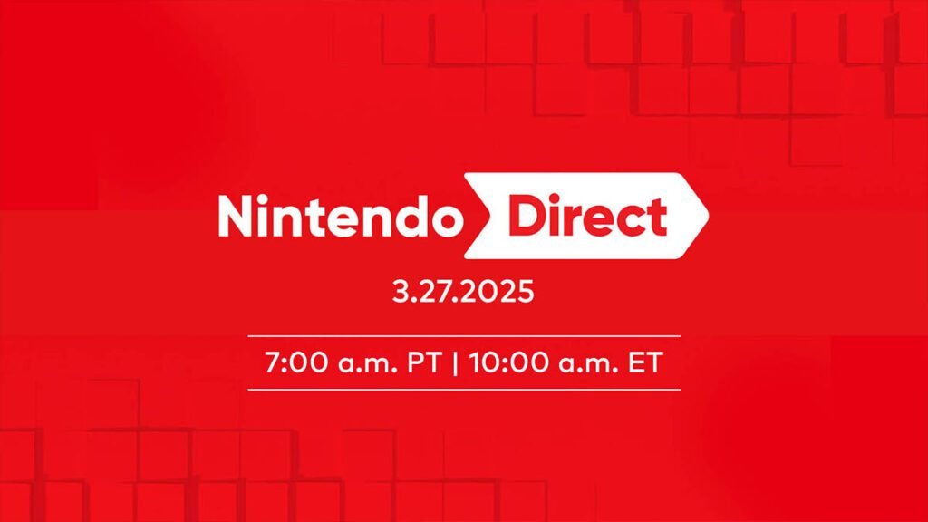 Um novo Nintendo Direct é anunciado para 27 de março