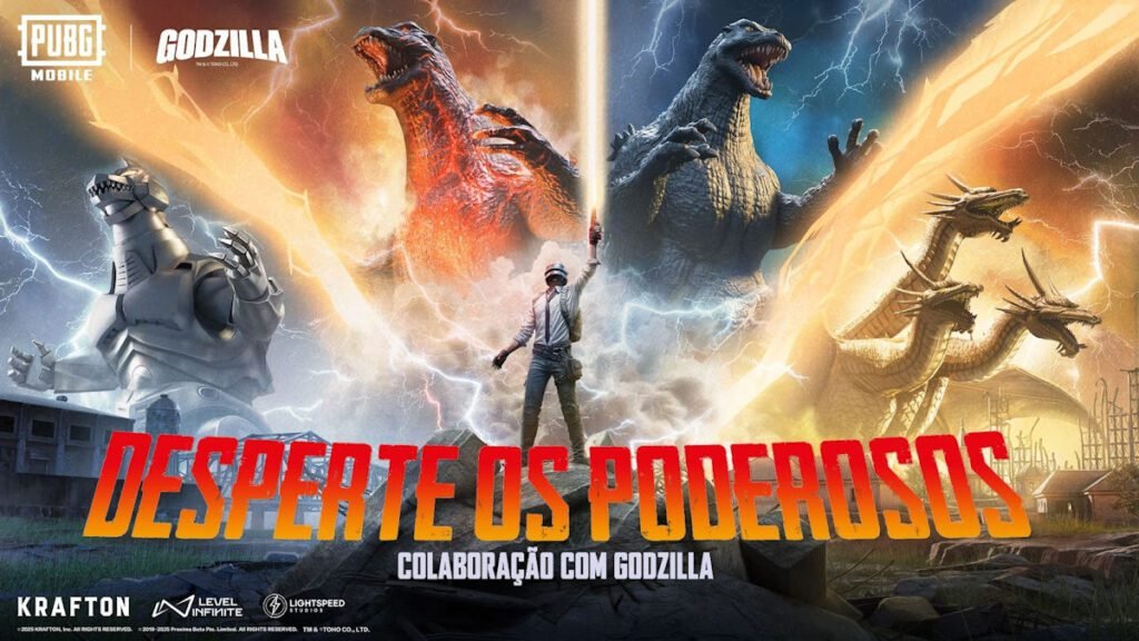 PUBG Mobile x Godzilla artwork