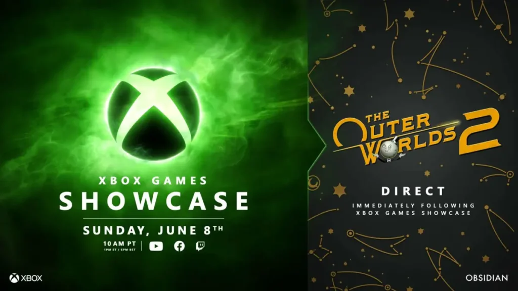 Xbox Games Showcase 2025 e The Outer Worlds 2 Direct anunciados para 8 de junho