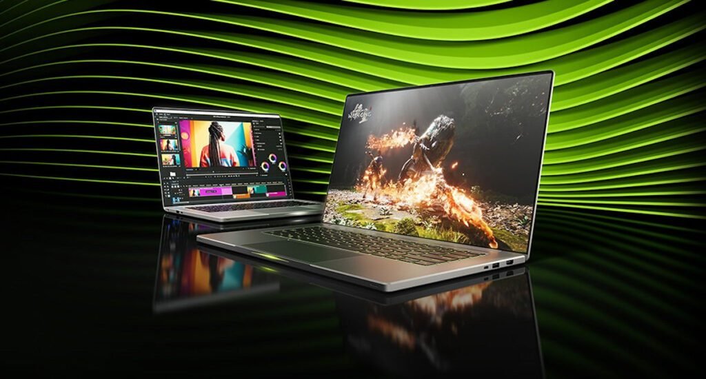 NVIDIA GeoForce RTX550 Series laptop