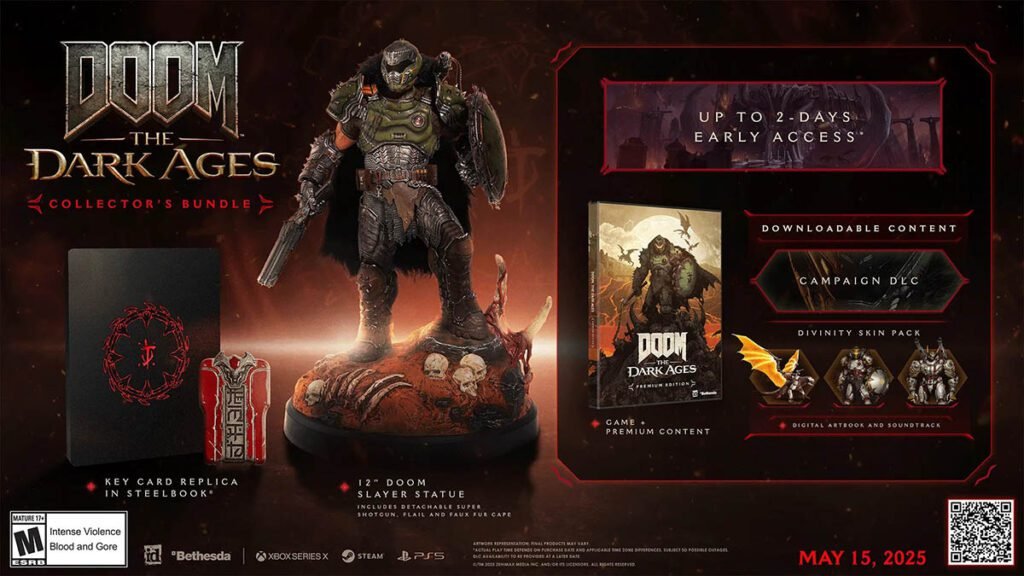 Confira o unboxing da edição de colecionador de DOOM: The Dark Ages