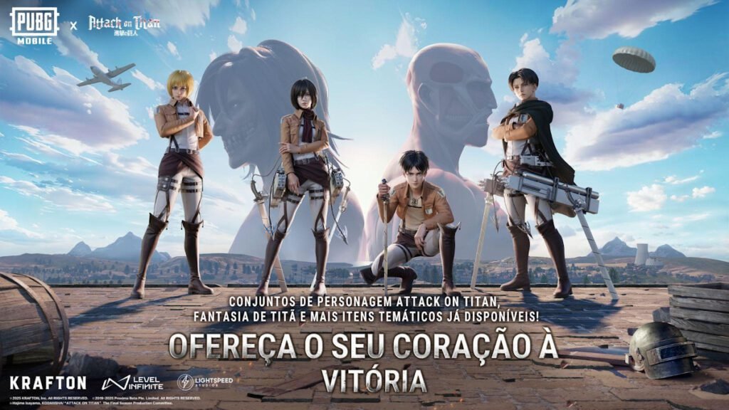 PUBG MOBILE X Attack on Titan