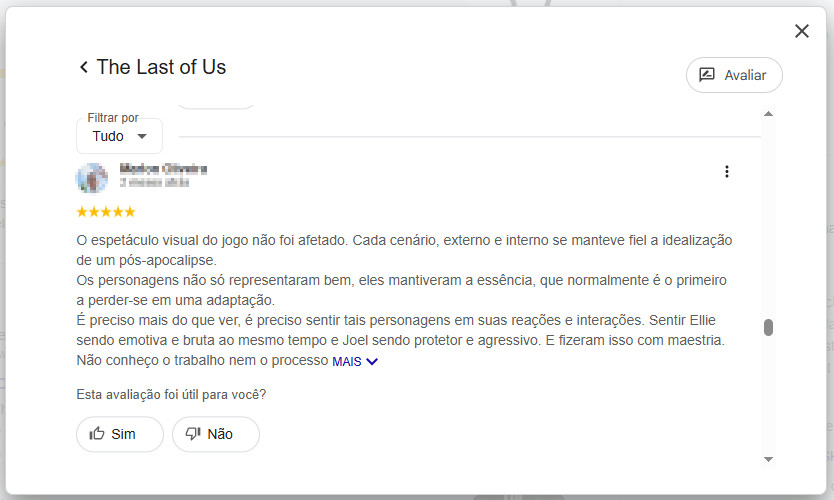 The Last of Us - elogio
