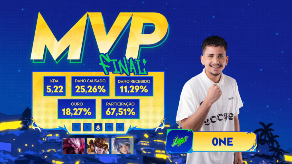 One da Loops Esports foi o MVP da Grande Final