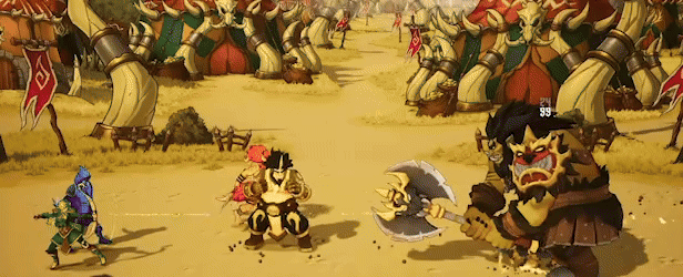 Heroes of Mount Dragon - Boss fight