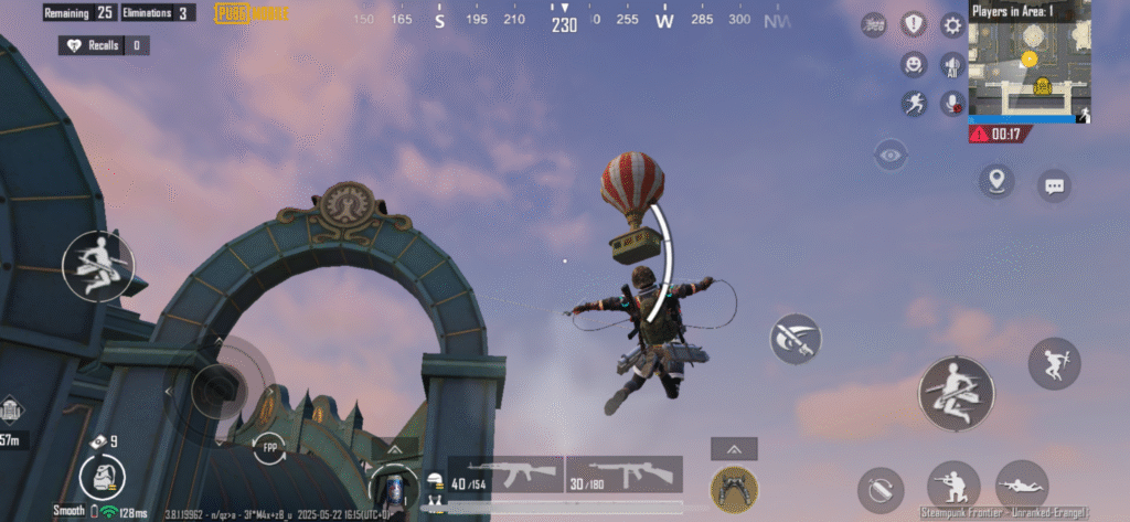 PUBG MOBILE x Attack on Titan - Dispositivo de Manobra Tridimensional