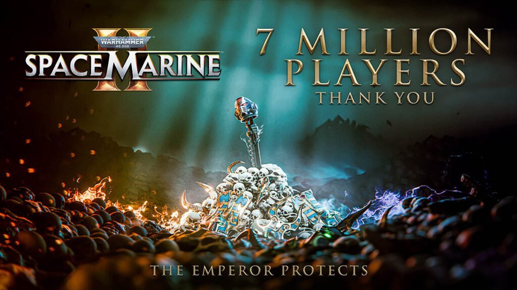 Warhammer 40,000: Space Marine 2 alcança 7 milhões de jogadores