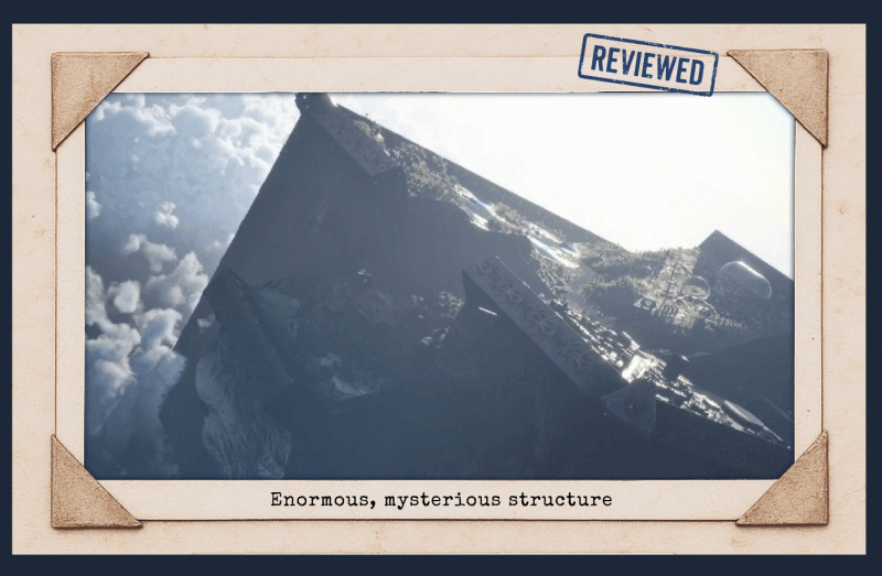 Enorme estrutura misteriosa