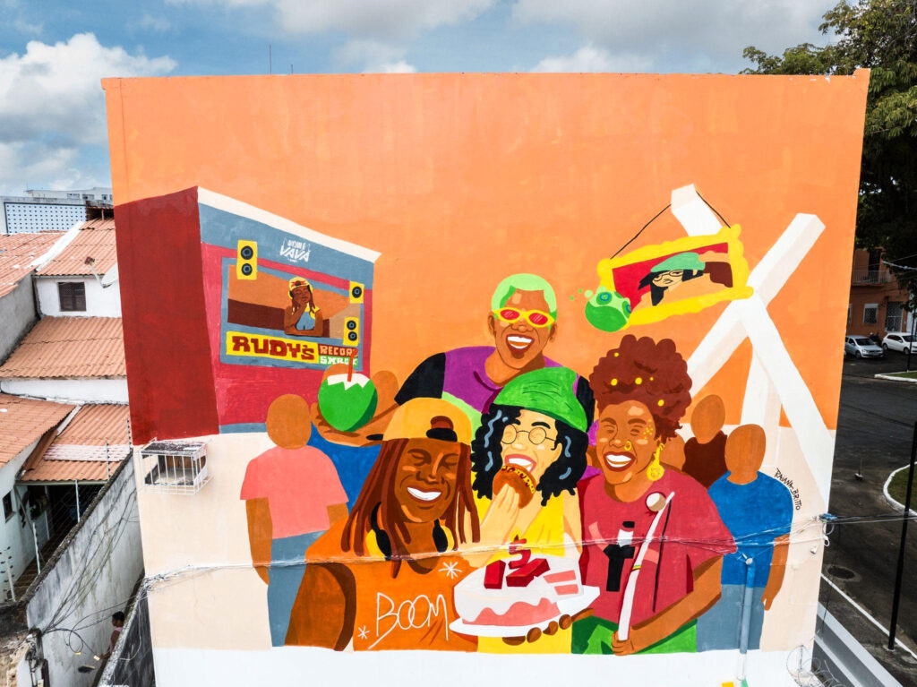 Grafite por Raiana Britto - Largo do Santo Antônio Além do Carmo, 20 - Salvador - BA - Brasil - Instagrafite - Ação VALORANT "Aqui é Vavá!"