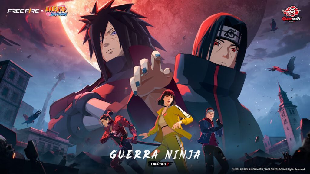 Free Fire x Naruto Shippuden - Guerra Ninja Cpaítulo 2 artwork