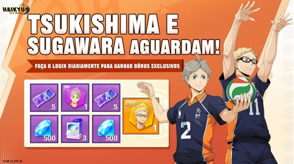HAIKYU!! FLY HIGH - Tsukishima - Sugawara