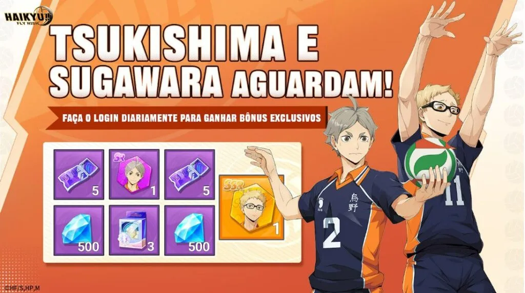HAIKYU!! FLY HIGH - Tsukishima - Sugawara