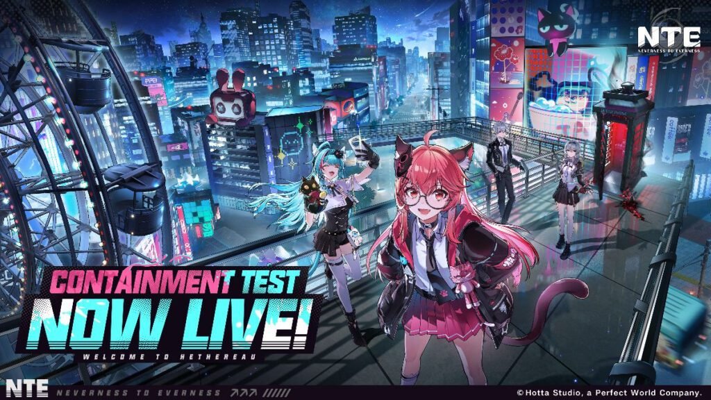 O Teste de Contenção de Neverness to Everness já está disponível