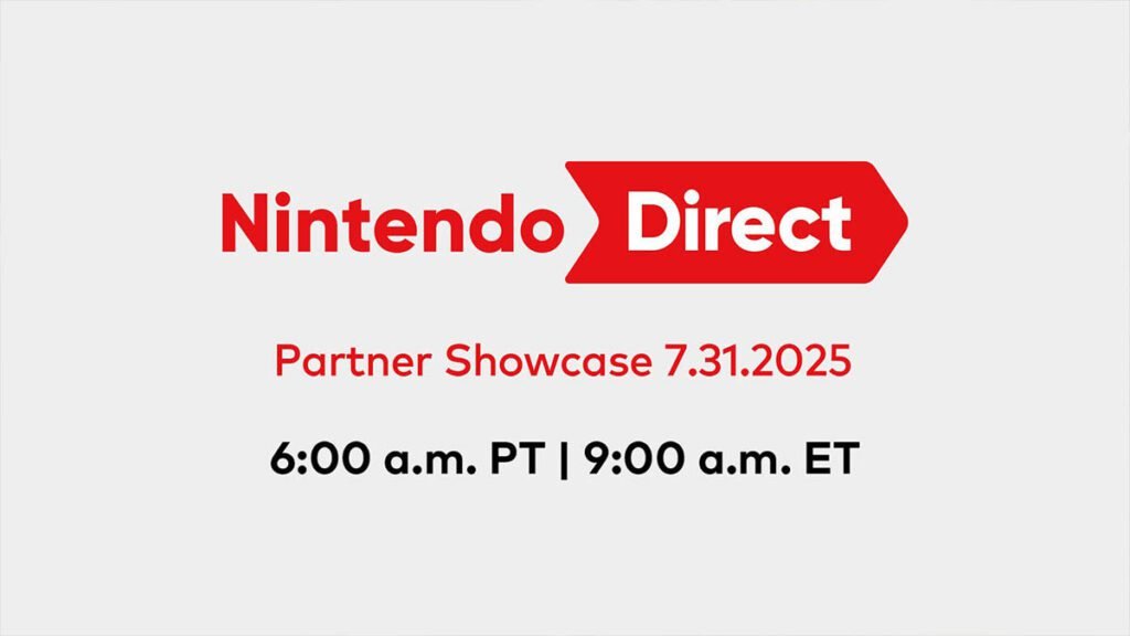 Nintendo Direct Partner Showcase é anunciada para 31 de julho