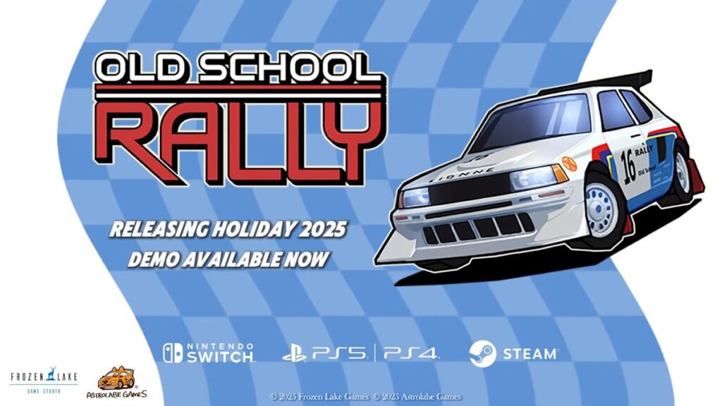 Old School rally artwork teaser