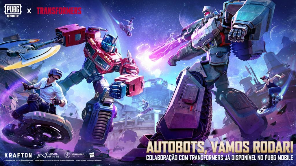 PUBG MOBILE x Transformers collab artwork