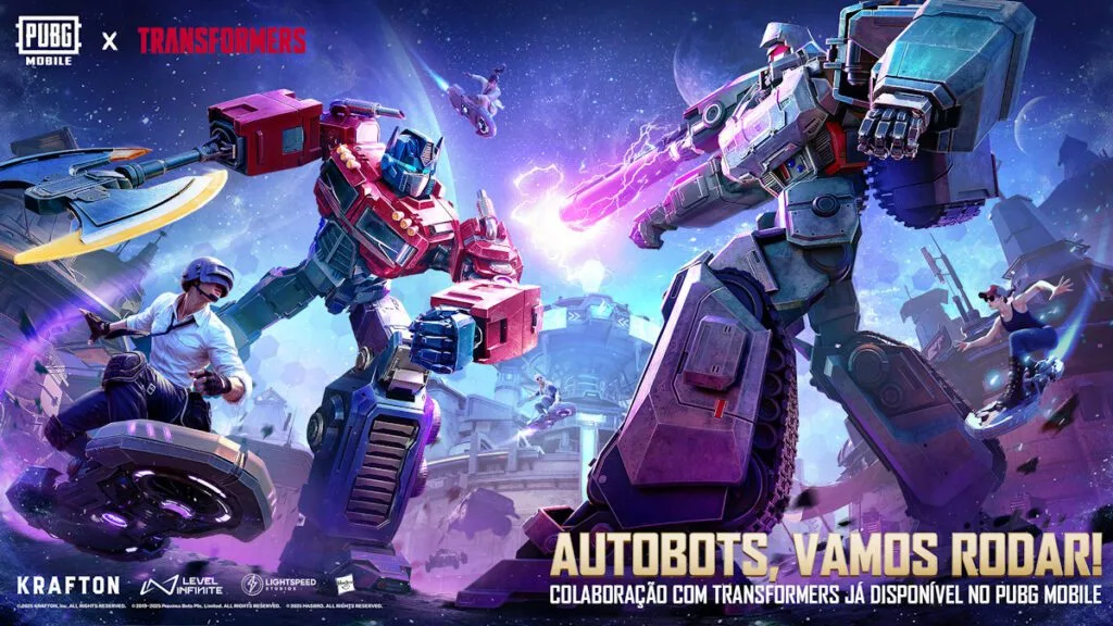 PUBG MOBILE x Transformers collab artwork