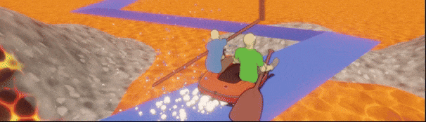 MAIS RÁPIDO, SAIA DO CAMINHO... SOCORRO!😱😠 - Paddle Paddle Paddle