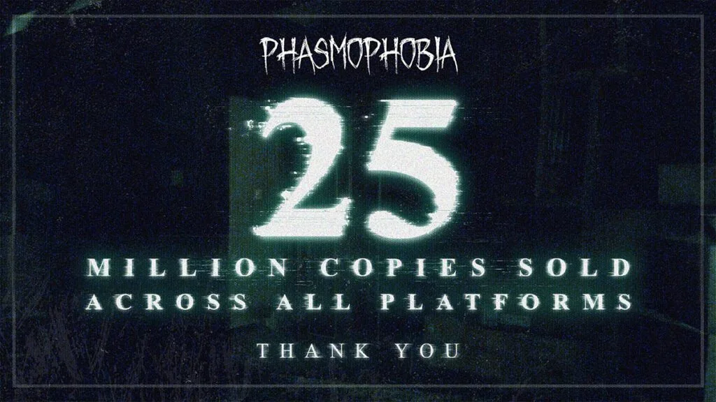 Phasmophobia ultrapassa 25 milhões de unidades vendidas