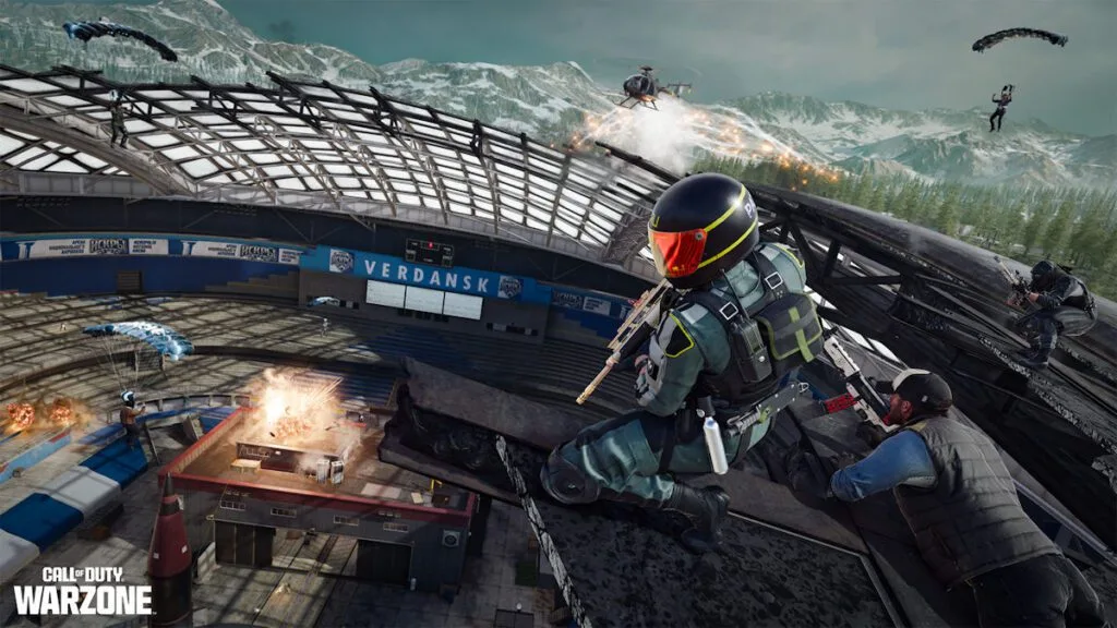 Invada o estádio de Verdansk em Call of Duty: Warzone e descubra projetos tecnológicos ultra secretos